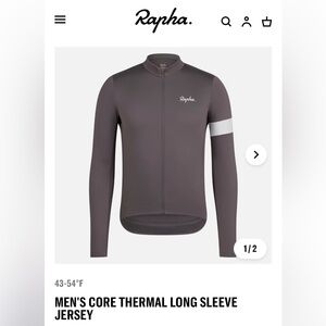 Rapha Men’s CoreThermal Long Sleeve Jersey